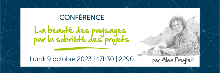 Conférence beauté paysage esa angers paris ingénieur agronome