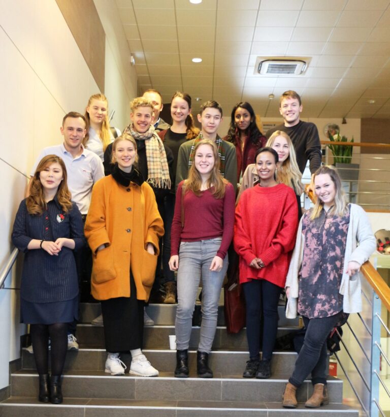groupe d'étudiants internationaux