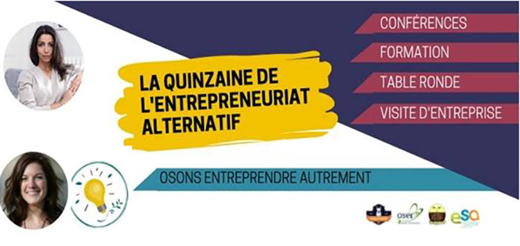 la quinzaine de l'entrepreneuriat alternatif