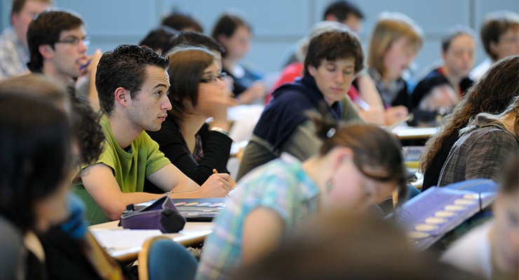 étudiants en amphi